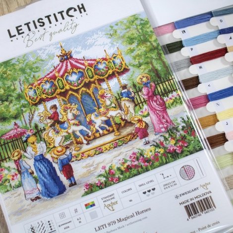 Набір для вишивання Letistitch 979 Magical Horses