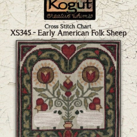 Схема для вишивки від Teresa Kogut - Early American Folk Art Sheep